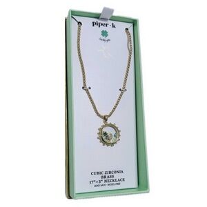 NWT ⚜️🍀⚜️ Piper K Viral St. Patrick’s Day Lucky Wheel Necklace